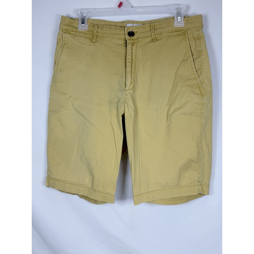 Goodfellow & Co Men's Yellow Cotton Blend Casual Shorts